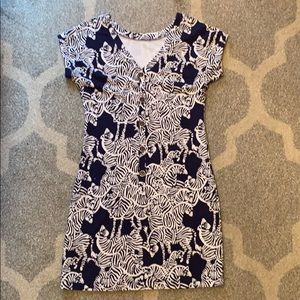 Lily Pulitzer “I heard you”  Mini Zebra Dress